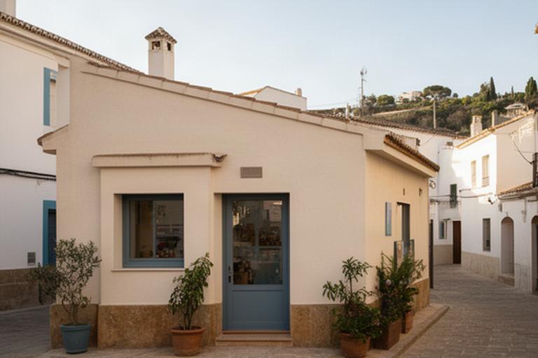 Fachada tranquila del espacio de educación creativa en Camino de Herrera, Villacarrillo